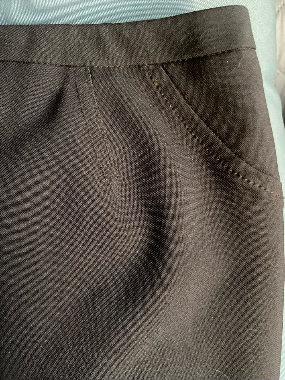 New York & Company Brown Classic Pencil Skirt - Picture 2 of 5